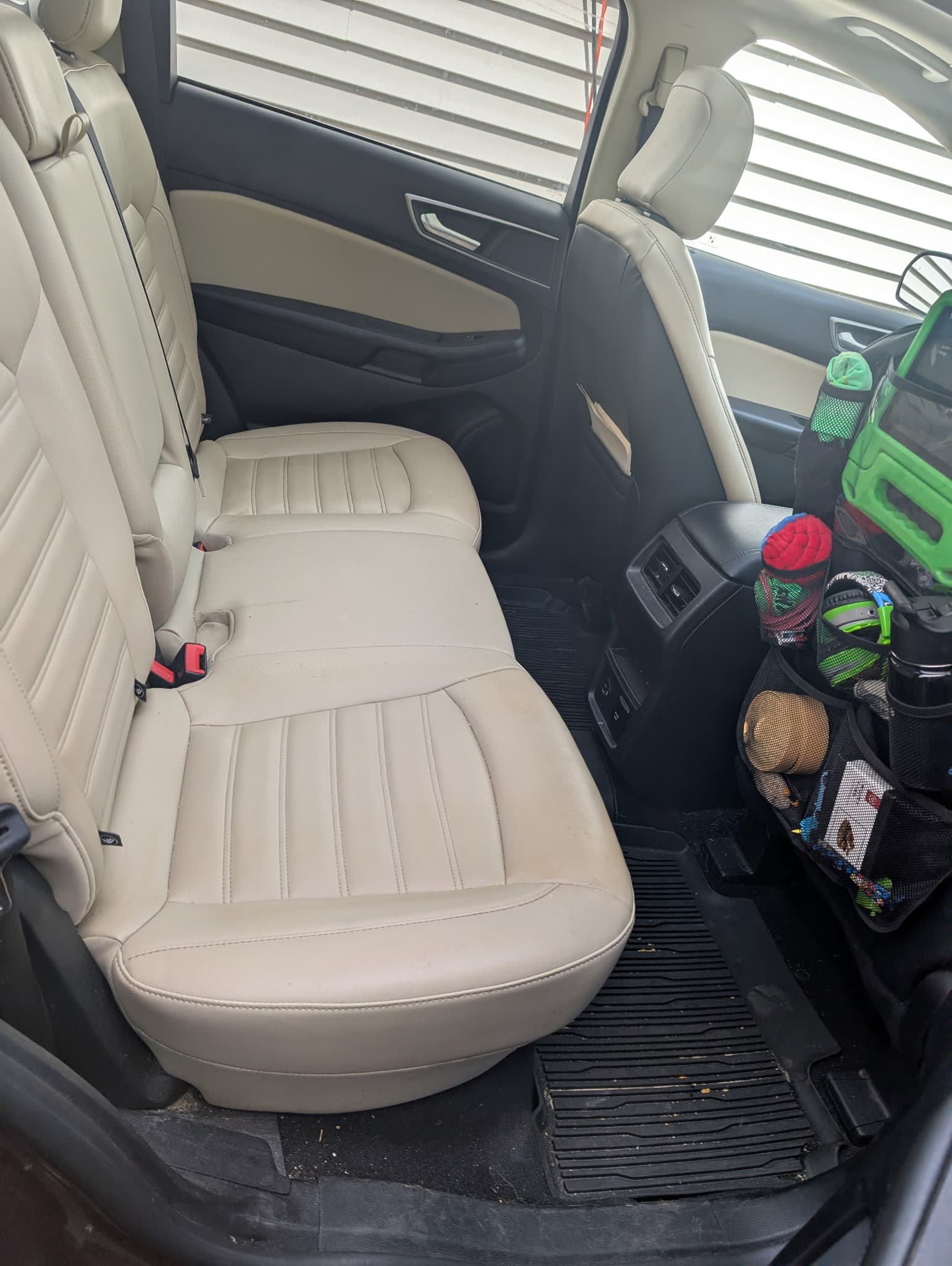 Clean rear seats side view